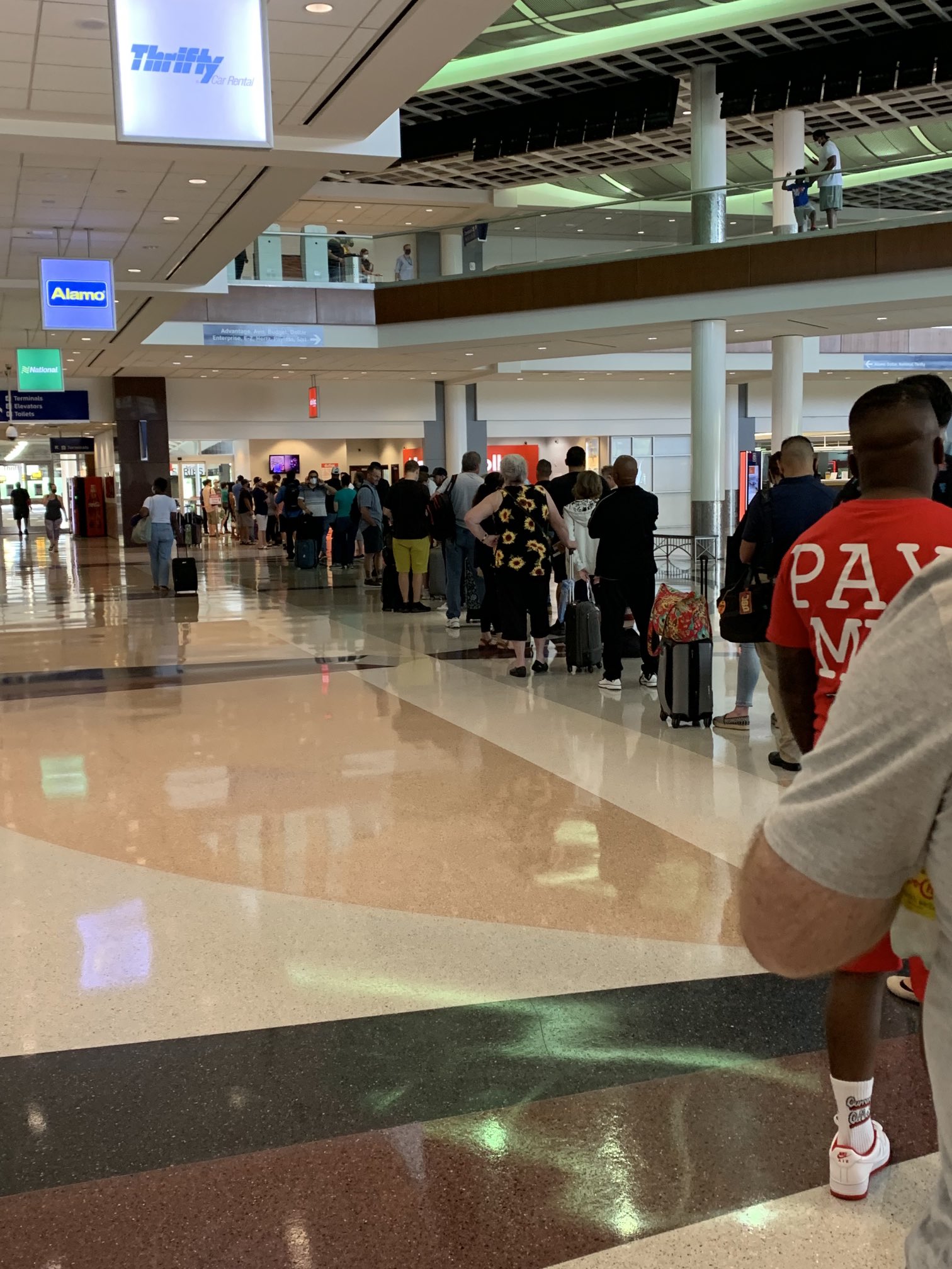 Jalana McCasland on Twitter "Thrifty/dollar counter at DFW airport. I