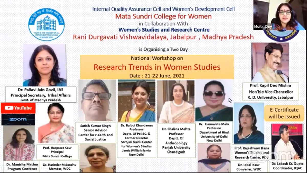 Enjoyed talking about research trends in women’s studies, and bridging the gap between academia and practice to an erudite audience. Thanks to the organising committee, especially, Dr. Harinder Sandhu, and Manisha Mathur!