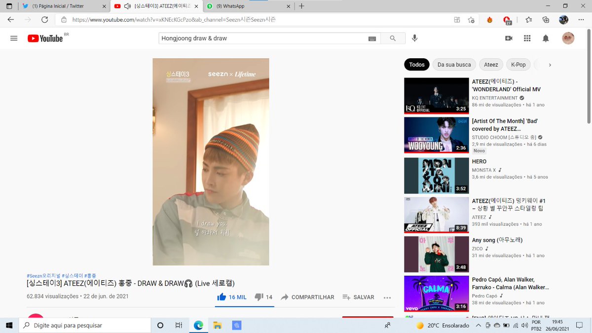 mwxbebe's tweet photo. E vamos que vamos de stream!!!

#FIGHTINY #CHOICEXATINY 
 #홍중 - #우영 -  #민기 - #ATEEZ -  #에이티즈
@ATEEZvoteBR @ateezbrwins @ATEEZofficial https://t.co/wf48lGWuTI