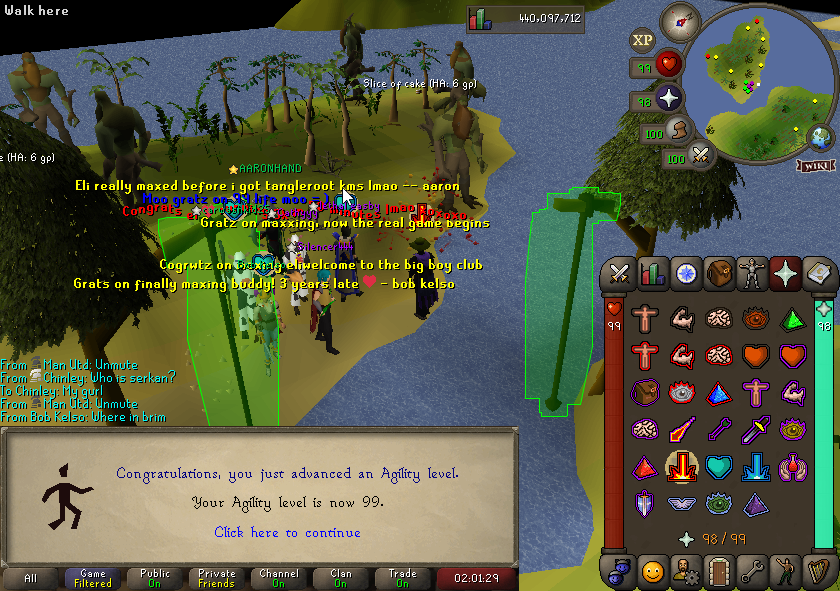 Tugimala's tweet photo. If I can Max on @OldSchoolRS anybody can #EOS https://t.co/CnUvA2VoKm