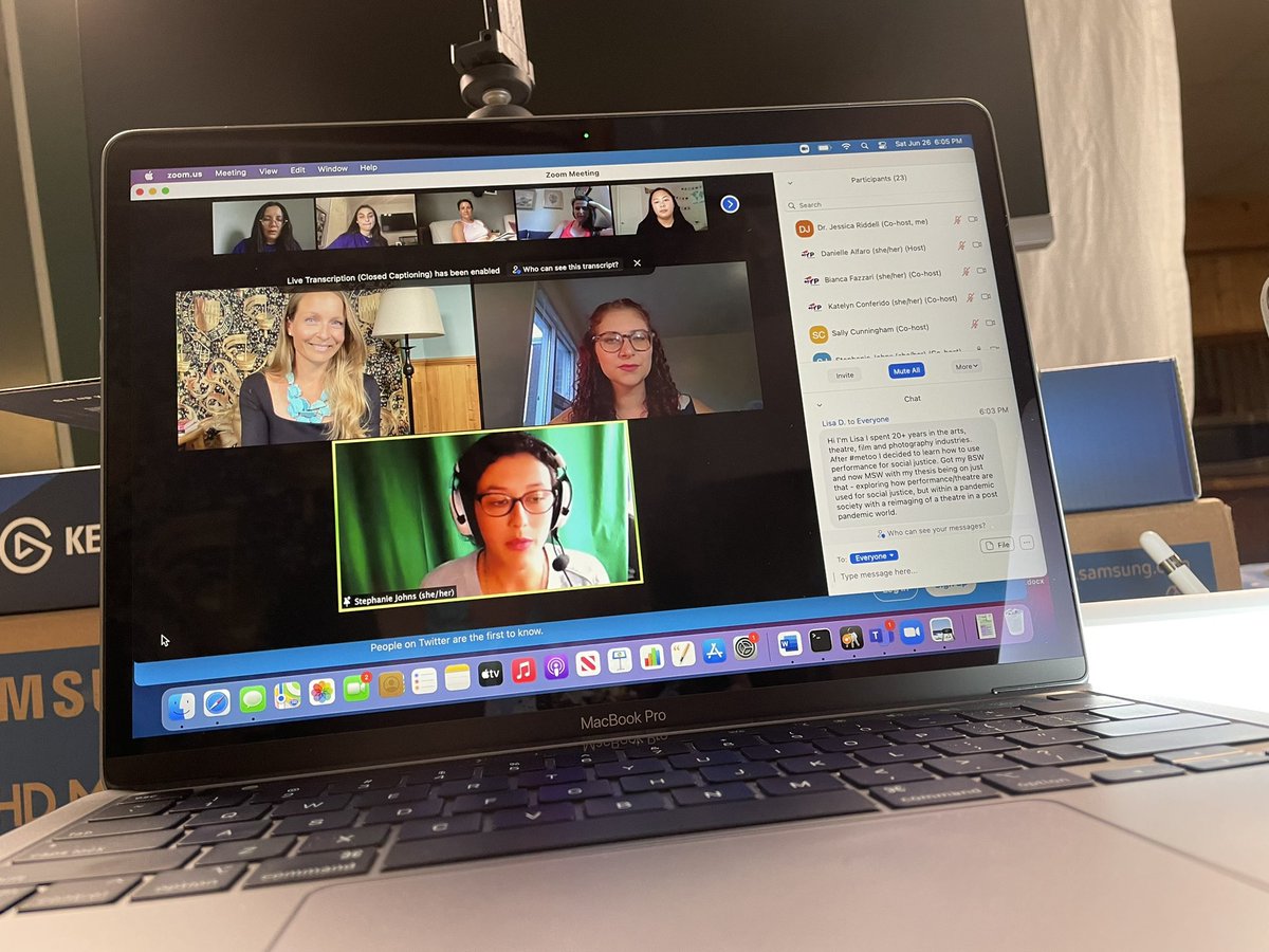 DrJRiddell's tweet photo. Listening to @YerGalSal on the transformative experience of learning @CYPConference about EL + @stratfest is making me CRY. Her reflections of being broken open with vulnerability and emotional engagement alongside the critical thinking and cognitive labour is beautiful @UBishops https://t.co/ELRz5ln3gj