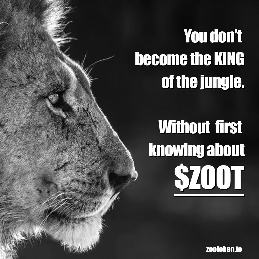 🔥ZOOT in Summary🔥

- Deflationary (Just HODL and your balance grows)
- ZooIndex (think CMC/CG) 
- ZooPrediction (Think DraftKing/Betfair)
- ZooPad (Think DAOMaker)
- Farming
- NFTs (Think Cryptopunk)
- A Good Cause (Think saving the Zoos affected by the pandemic)
$zoot #IAmZoot