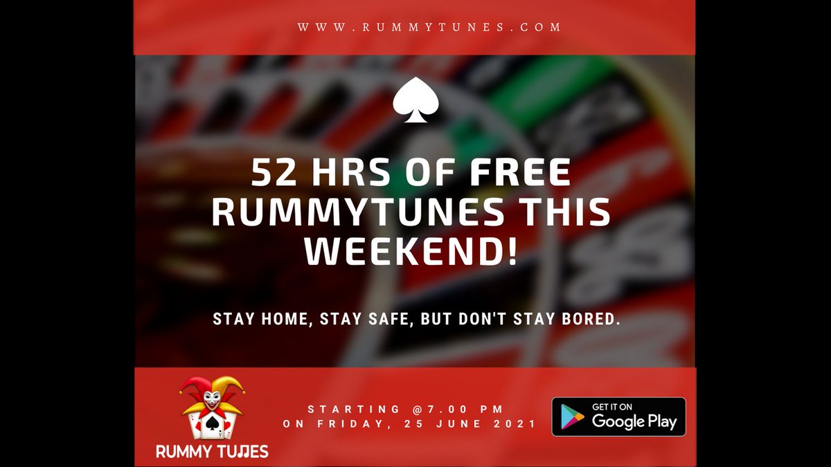 RummyTunes's tweet photo. Join in with your friends and enjoy hanging out with our Live audio!
#games, #rummy, #free, #friends, #Cards, #Cardsfun https://t.co/vQsL44uMD2