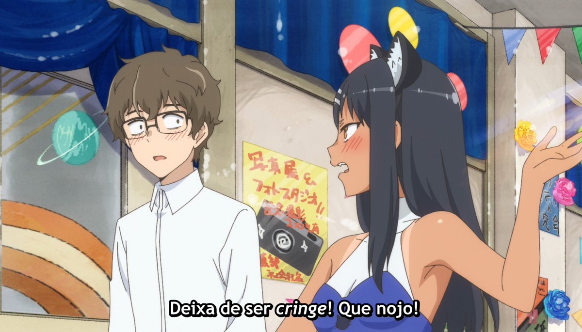 cena engraçada do anime Ijiranaide Nagatoro-san #dub #otaku #anime