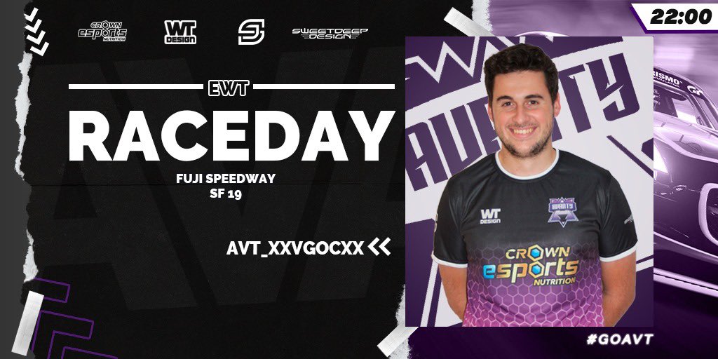 🏁 RACE DAY // #GTSPORT 🏁

🔥Hoy tenemos carrera interesante en Fuji! No olvidéis animar al jefe!

⏰ // 20:00h
🏆 // <a href="/EWT_Live/">EWT Live</a> 
👥 // @AVT_XxvgocxX 
📺 // eracingworldtour.com

#GOAVT