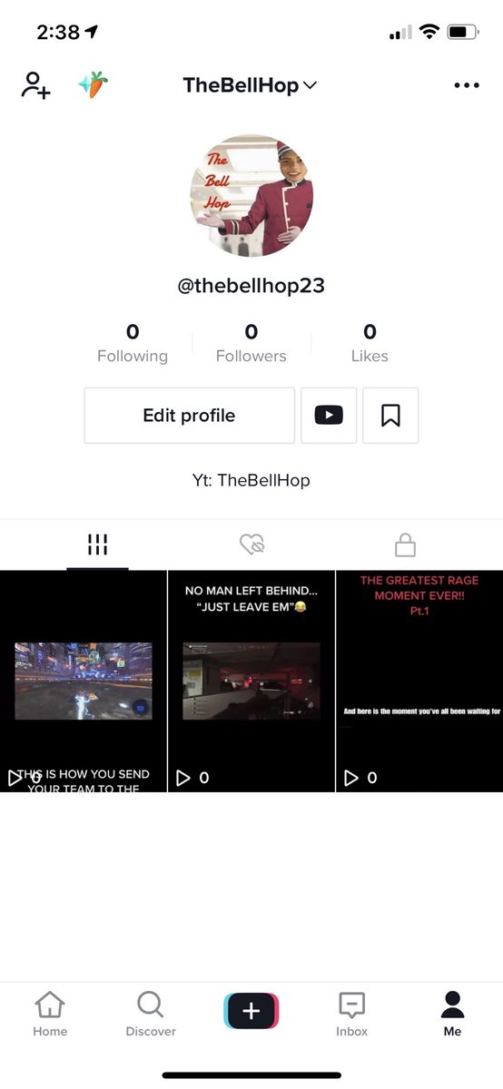 TheBellHop3's tweet photo. Just started a tik tok check it out!! #Warzone #CallofDuty #BlackOpsColdWar #Gaming #Funny #Twitch #smallstreamer #smallyt #TikTok #Fortnite #Rocketleague https://t.co/N7e2wrb3Kk