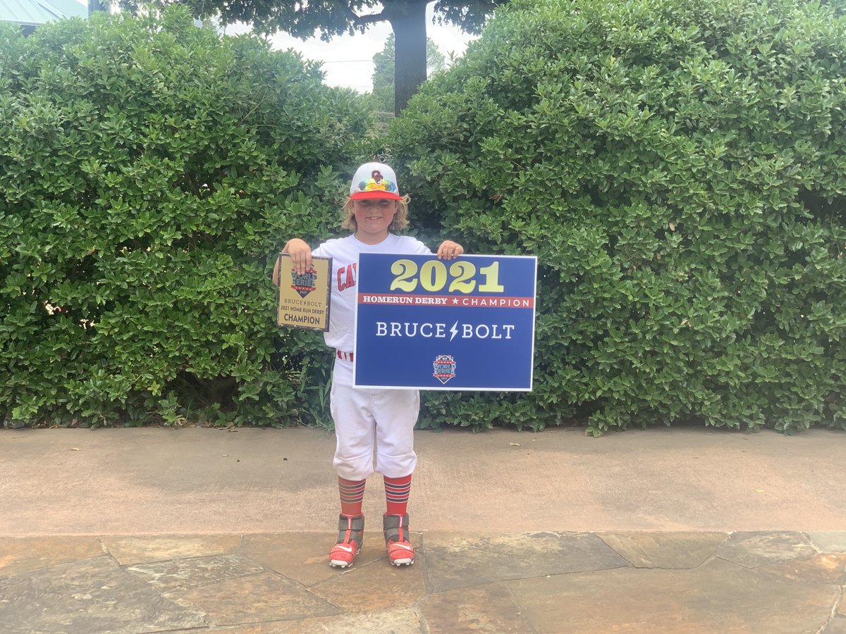 8u Homerun Derby Champion Presented by @BRUCEBOLTUS 
Matthew Mesquita (5) 
Cajun Cayenne Baseball
#brucebolt #bebetter #gottabethebolt