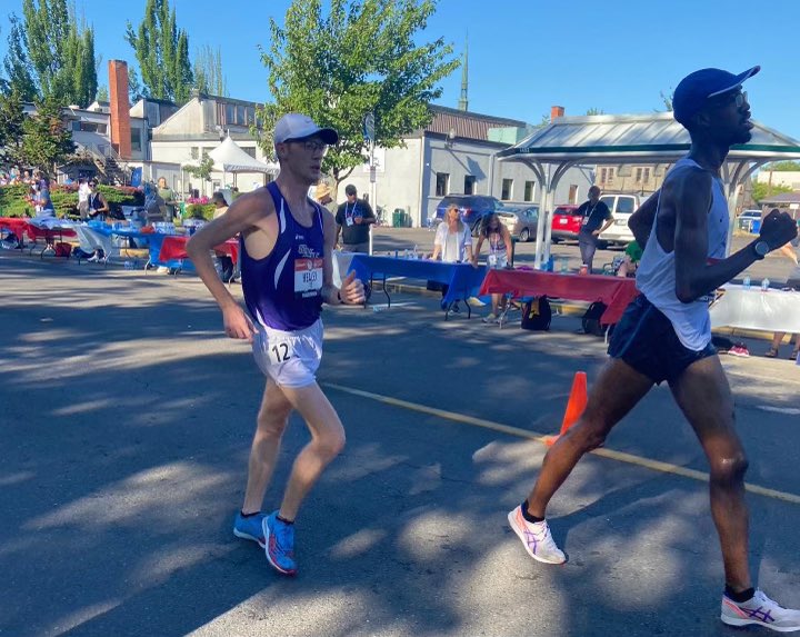 ONU_XCTF's tweet image. We are incredibly proud of Bricyn for the amazing effort he gave today at the US Olympic Trials!  Great effort and he finished 7th overall.  Loved seeing the ONU uniform on TV.