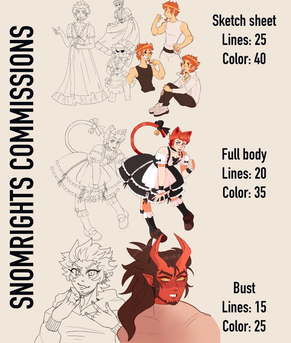 💕✨COMMISSIONS OPEN✨💕

Opening up commissions for a bit because I've been unemployed for the past year I'm... quite a bit short on money. At the moment I have no slot limits, but will close them when I have too much work. 

DM for more info! 