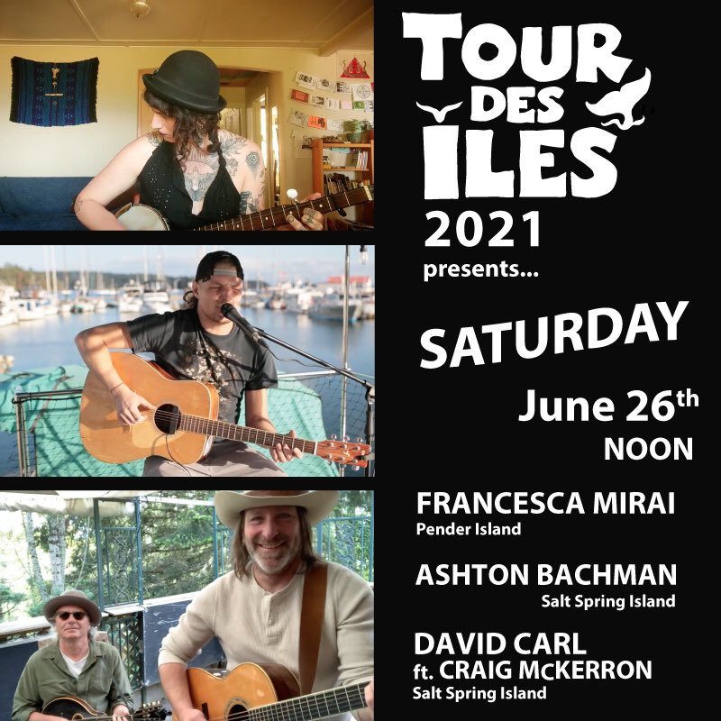 Tour Des Iles Video 3 is up now! With Francesca Mirai, Ashton Bachman, David Carl ft. Craig McKerron. Yaaa! 🎶 #gulfislandtour 

youtu.be/f-L8OTI3OB4