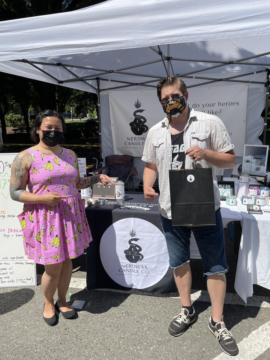 NW_NERD's tweet image. Picked up some #NerdWax at @slumarket!