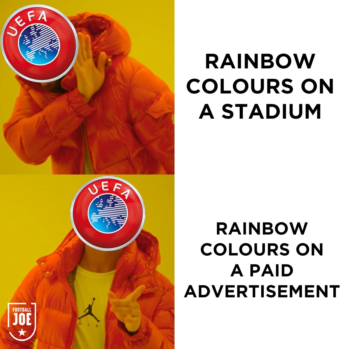 FootballJOE's tweet photo. Anyone notice the advertisement boards this evening? https://t.co/GVzUPEH0fd