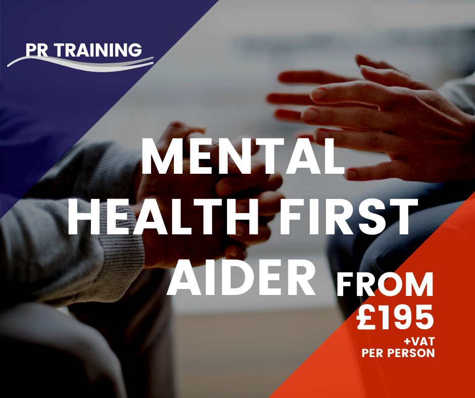 prtrainingltd's tweet photo. Mental health first aid training in the workplace, organisations should consider treating mental health in a similar way to physical health. For example, by having as many first aiders for mental health as for physical health.

https://t.co/MvFUusk0i0 https://t.co/hLZjfEfSZ4
