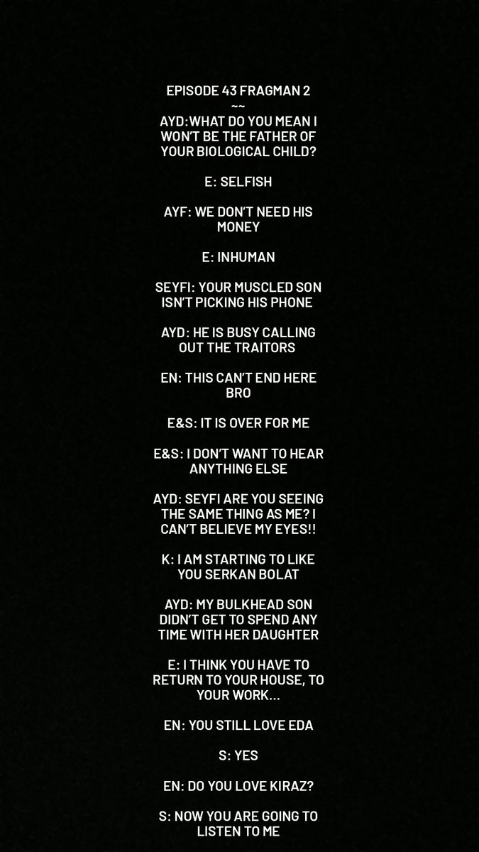 esha on twitter translation of 2nd fragman episode 43 sencalkalpimi edser