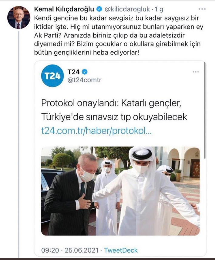 HDogaclama's tweet photo. @kilicdarogluk 1-)Sizden özür bekleyen herkes niçin trol oluyor?
2-)Erdoğan için 'kendi gibi düşünmiyeni düşman görüyor' söyleminizle bu yaptığınız çelişmiyor mu?
3-)Refaransınızın özür dileyip düzeltme yapmasını hata olarak mı görüyorsunuz?
 
3.sü şaşırtmaçlı bilginize..
#ÖzürDileKılıçdaroglu https://t.co/nDe96vS15V
