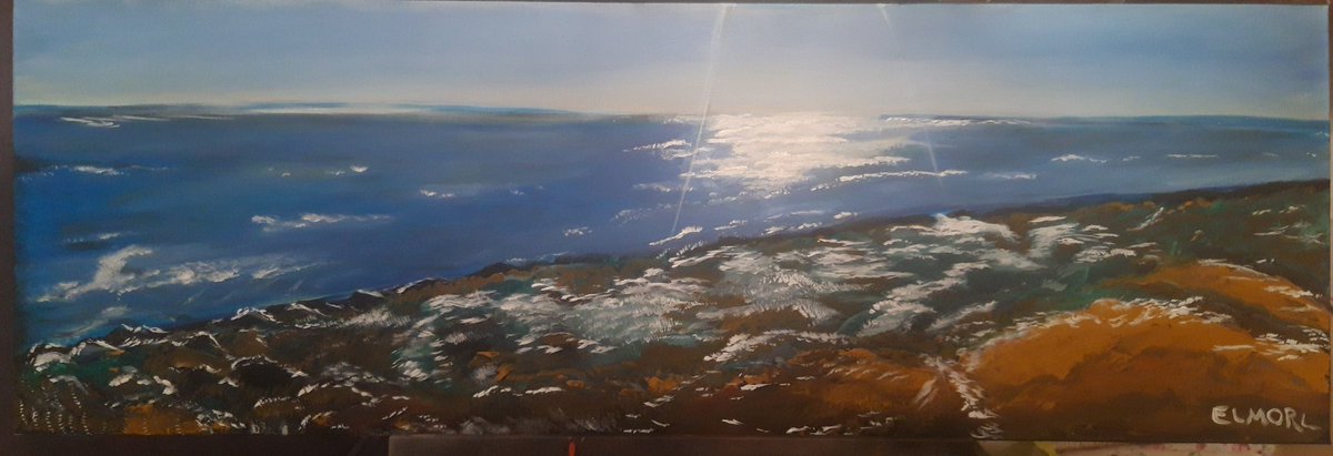 HellElmor's tweet photo. Acrylique sur toile 40 x 120 cm.
Eh oui je ne peins pas uniquement des personnages de films d horreur lol
#elmorhell #painting #art #acrylique #acrylicpainting #sea #beach https://t.co/YlNZzIxY5u
