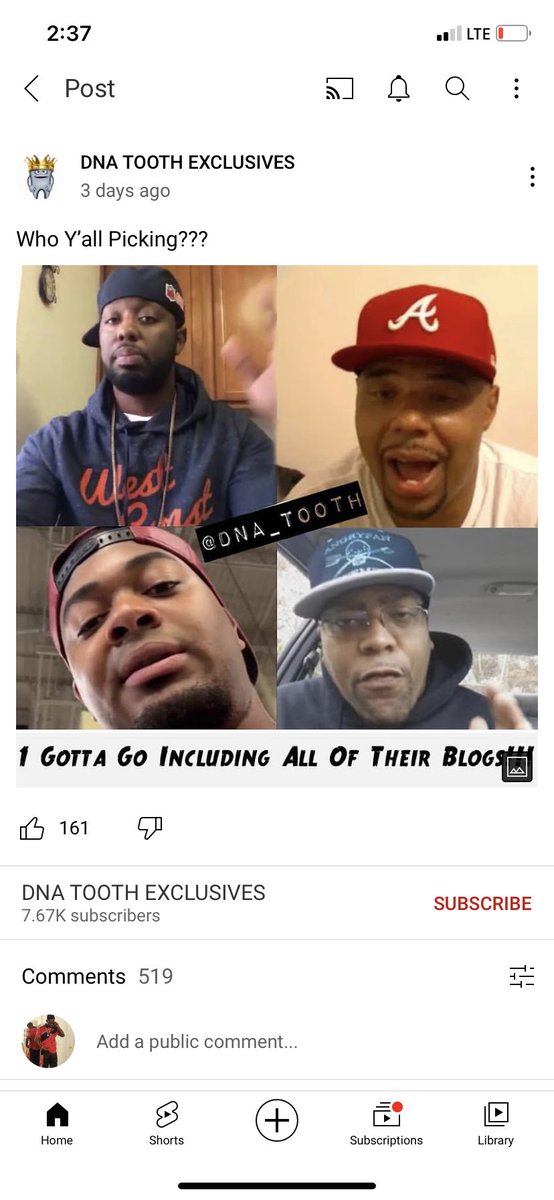 LeezeeLow's tweet photo. This shit right here is why DNA Tooth will forever be a Bozo. Piperboy and Vada the best bloggers on the post. Stay woke to the divide and conquer game https://t.co/A7MGSpfCHs