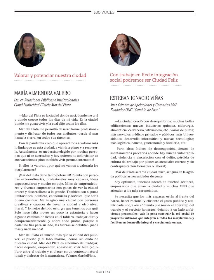 almendravalero's tweet photo. Nada más y nada menos que 100 ediciones de @RevistaCentral1! Felicitaciones para todo el equipo que trabaja duro mes a mes para lograr un productazo. Y gracias por dejarme ser parte! A leerla que este fin se presta! @MartinSalaMdp @matiascopic https://t.co/L45Q7dwYYx