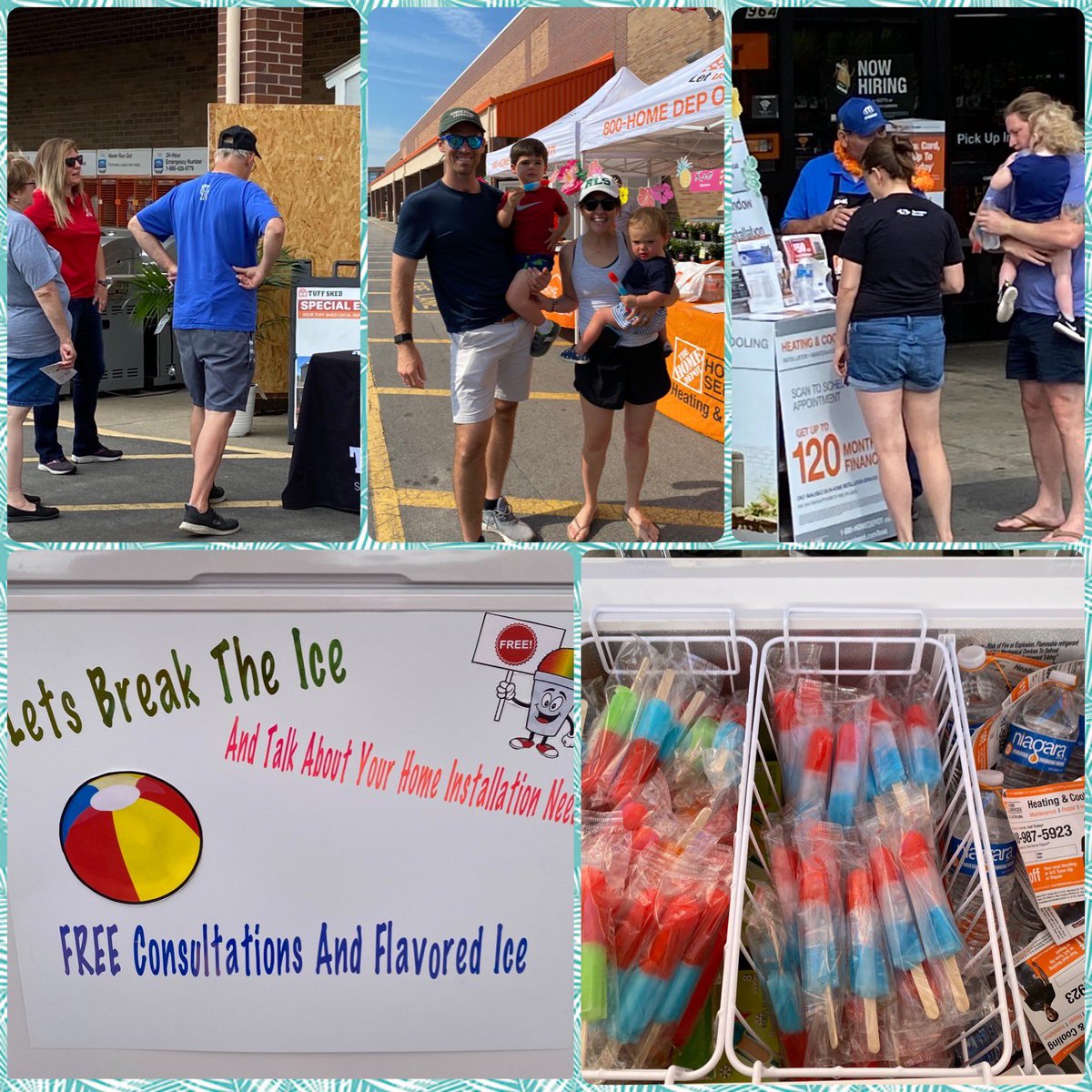 Kerrie McCormick (@kerriemccormic) on Twitter photo Letβs Break The Ice, And Talk About Your Home Installation Needs!!
Team 2313 treating our customers and associates to ice waters π§and popsicles π‘!! π<a href="/gloria_terri/">Terri Gloria</a> <a href="/EldredPeterson/">Pete Peterson</a> <a href="/LorieCorke/">Lorie Bowen</a> <a href="/lou_nally/">Lou Anne Nally</a> <a href="/THDToddMurdoch/">Gavin Todd Murdoch</a> Letβs Break The Ice, And Talk About Your Home Installation Needs!!
Team 2313 treating our customers and associates to ice waters π§and popsicles π‘!! π<a href="/gloria_terri/">Terri Gloria</a> <a href="/EldredPeterson/">Pete Peterson</a> <a href="/LorieCorke/">Lorie Bowen</a> <a href="/lou_nally/">Lou Anne Nally</a> <a href="/THDToddMurdoch/">Gavin Todd Murdoch</a>
