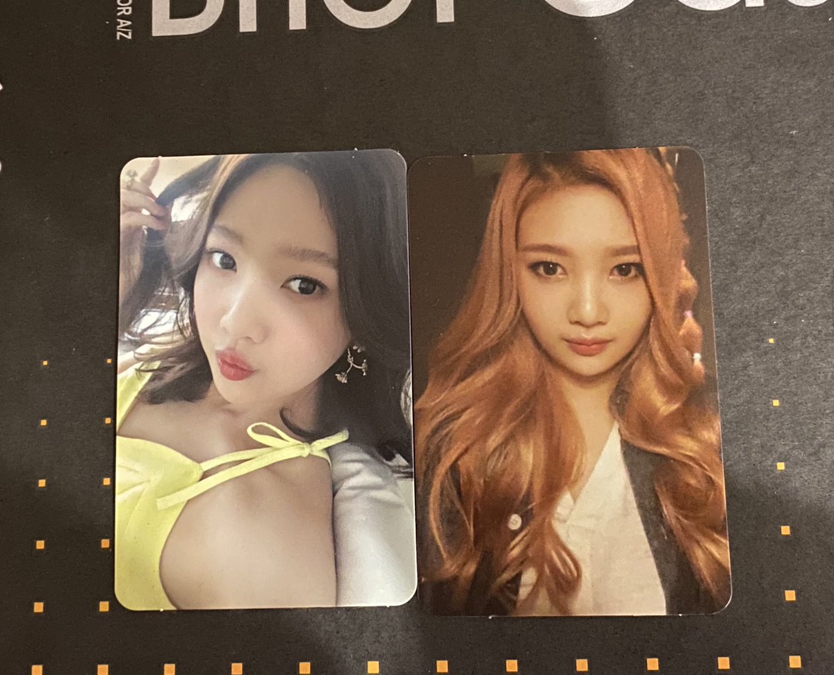 got7devil's tweet image. Chegou os meus cards da joy! Veio super bem embalado e tudo certinho. Muito Obrigada @AERVSTORE ❤️