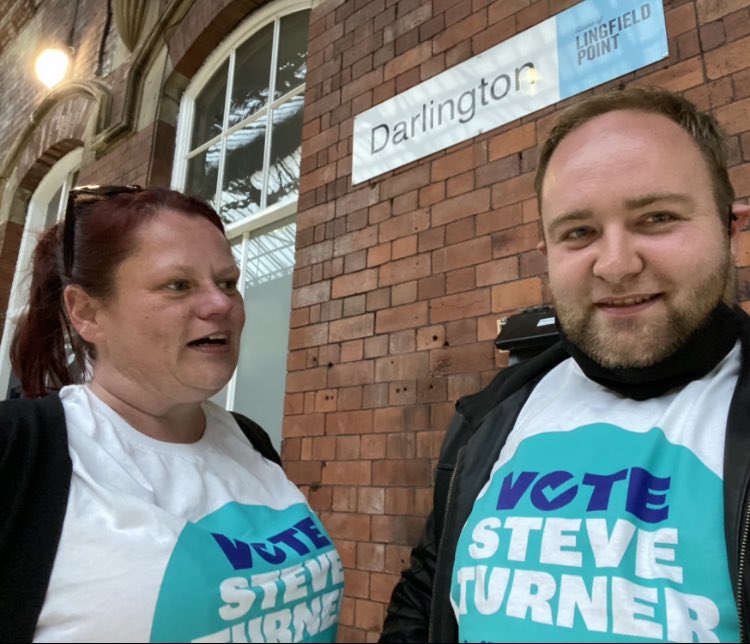 middlesbro82's tweet photo. Nearly home Darlo votes @SteveT_Unite for GS #KeepOurUnionLeft #TeamSteve https://t.co/GBLFd6qrgk