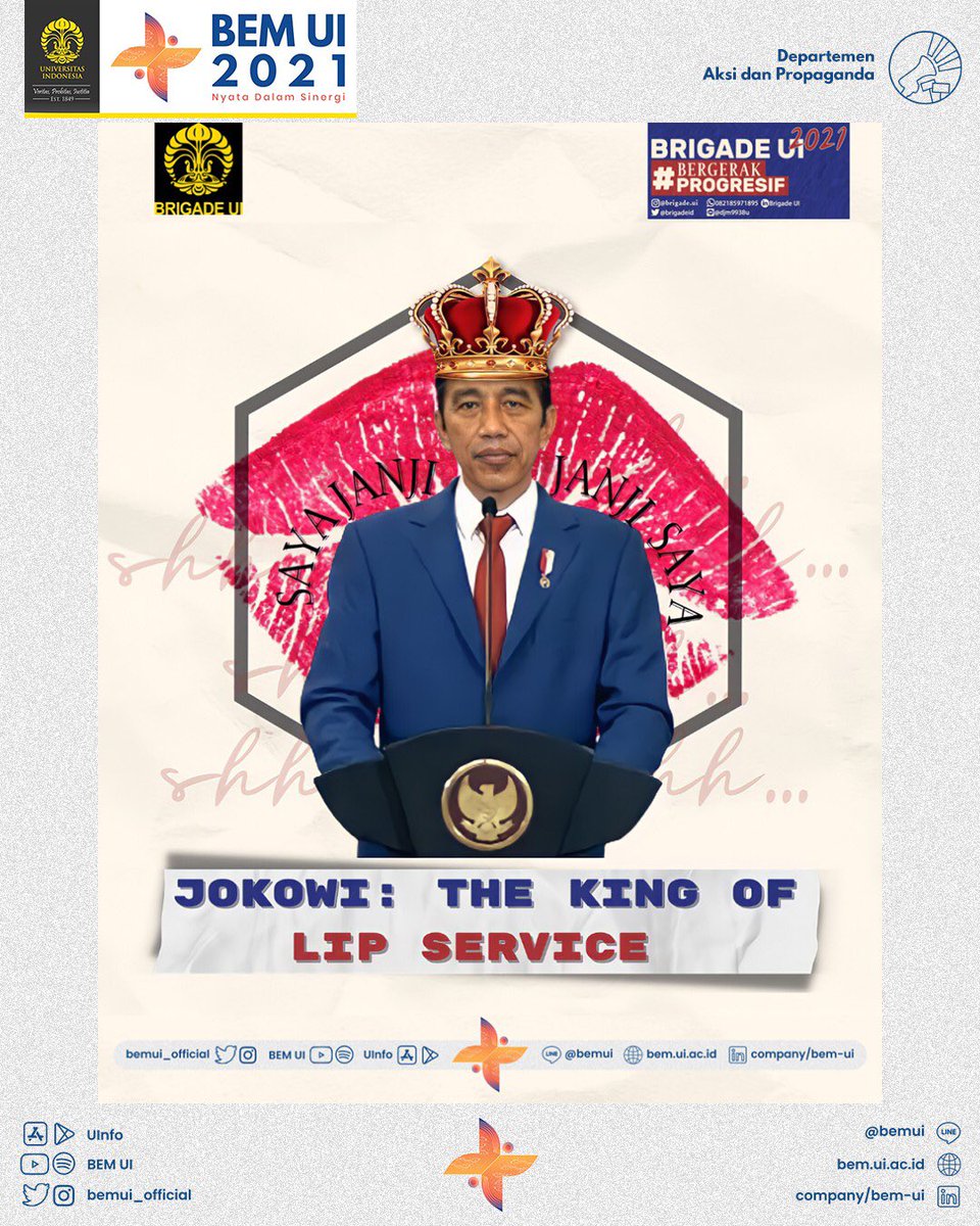 narkosun's tweet photo. Wah @BEMUI_Official kok gak mutu? Ngedit2 foto presiden gini, iya klo editannya bagus. Statementnya mirip barisan sakit hati.

Hadeeeh...😏 https://t.co/ZOTSCY7qjl