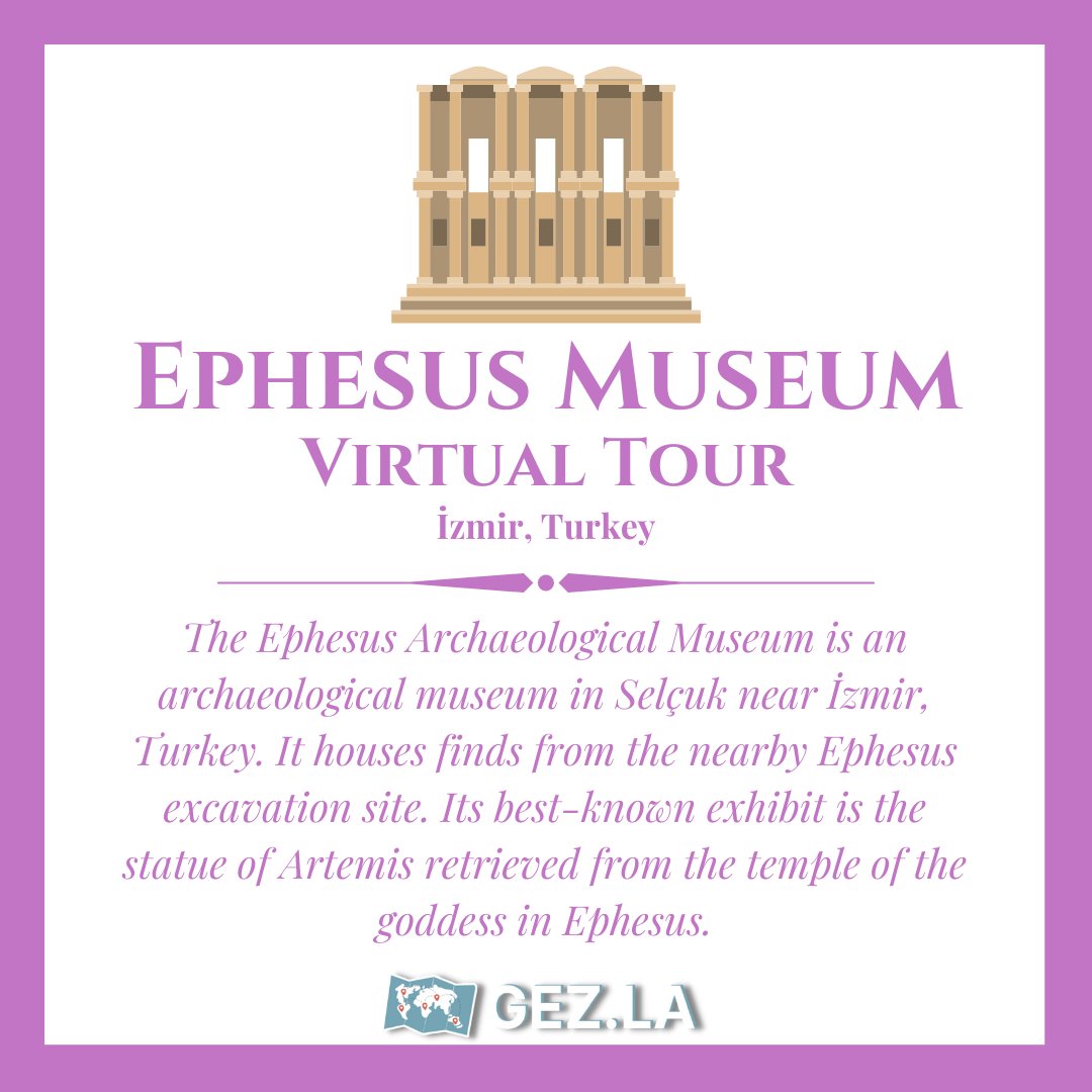 lagezla's tweet photo. Ephesus Museum Virtual Tour
https://t.co/OnwcX7Ds8v

@TCKulturTurizm
@Muzekart
 
#VirtualTour #VirtualTours #EphesusMuseum #izmir #Turkey #gezla #FieldTrip #museum #Museums #MuseumTour #VirtualTravel #art #gallery #virtualgallery #virtualart #virtualfieldtrip https://t.co/MWemdCTPrA