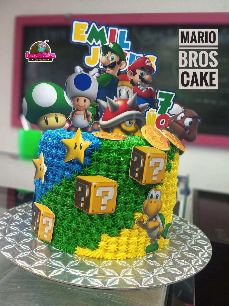 Laura´s Cakes Cgna в Twitter: „Mario Bros Cake by @lauracakescgna  #resposteriaencartagena #pruebasonrierepite #cumpleañosencartagena #pudines  #cartagenabakery #pudinesencatagena #tortasdecumpleaños  #tortaspersonalizadas #tortasencartagena ...