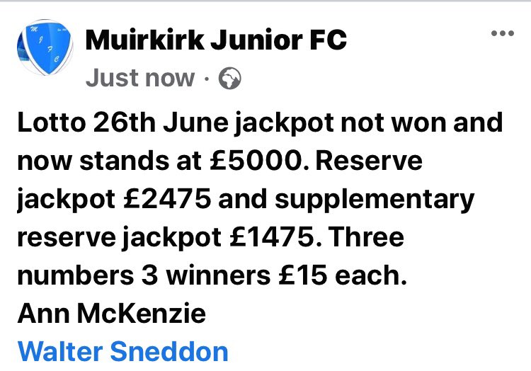Muirkirk Junior FC tweet media