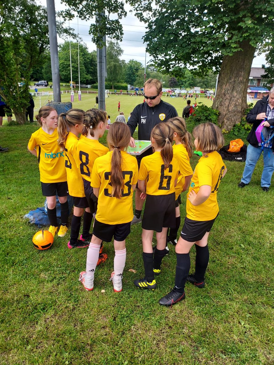 afcwaverton's tweet photo. Our u10s Wasps went to a tournament in Macclesfield today and did really well, making the semi final. The yellow and black hair was the look of the day,even for her coaches. https://t.co/i4CD1VKTMW