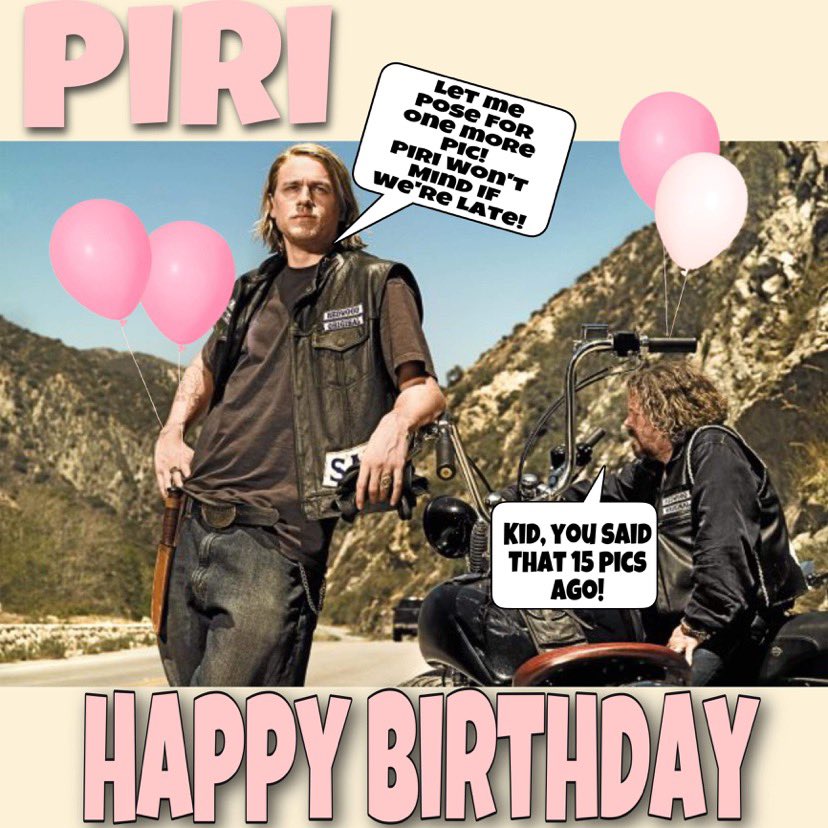 SOAMediaAddicts's tweet photo. Please join us in wishing one of our very own admins @PaisleyClover aka Piri a wonderful #HappyBirthday from all the #SOAMayanAddicts!! Thank you for everything you do every single day to make this fandom a wonderful, kind, safe place! #WeLoveYou ❤️🥰🎉🎊 #SOA #ReaperReviews https://t.co/rUY79yMAXH