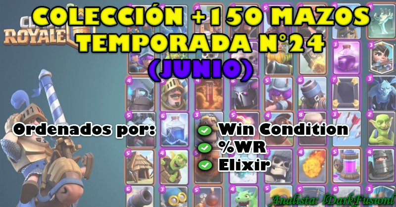 🔥 Nuevo Documento de Mazos [Temp. 24] 🔥

✅ Los mejores Mazos clasificados por cada WC.
✅ Ordenados según %WR.
✅ Mazos implementados con la nueva Carta.
✅ Actualización mensual.

📩 MD para poder adquirir el archivo descargable.