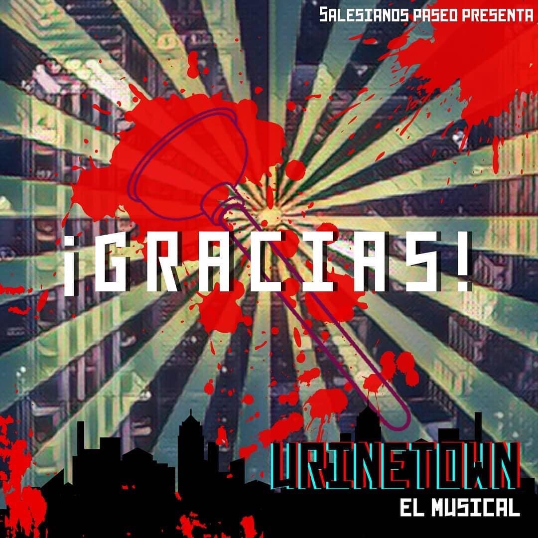 AmorevoOficial's tweet photo. ✨G R A C I A S✨
Os damos las gracias a todos y a todas por apoyarnos siempre incondicionalmente. Sois los y las mejores ♥️
«Urinetown se cierra tras el telón...»
.
.
.
#amorevo #teatro #streaming #teatroamateur #musical #teatromusical #urinetown #salesianos #teatrogratuito https://t.co/qxXahztwD7