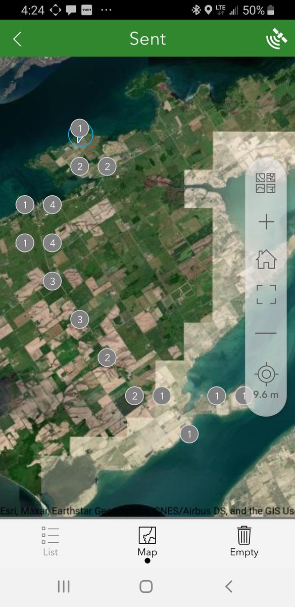 LeanderCampbell's tweet photo. First time in a few years that the @AAFC_Canada Crop Inventory Map will include samples from Wolfe Island. #SaturdaySampling #cropmap21 #ontag #cdnag https://t.co/mC4wQaVXpn