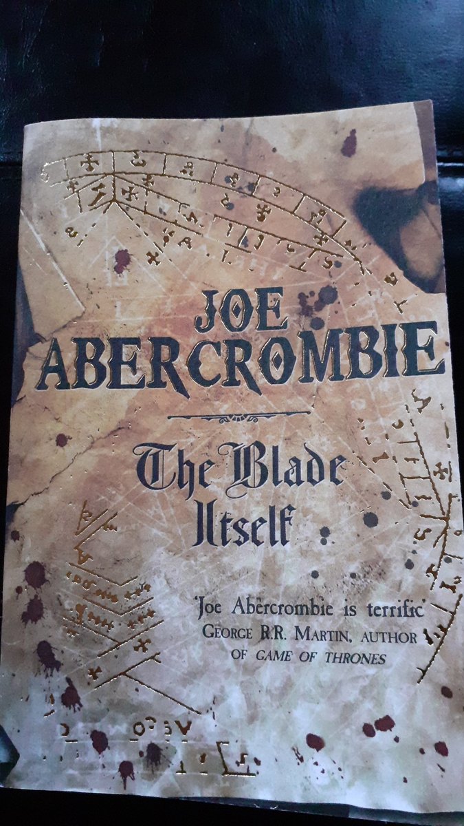 mirofkreed's tweet photo. The Blade Itself... 
To say this was good would be a magnificent understatement.
How about.. 
Out-Fucking-Standing.

Now to, Before They Are Hanged

@LordGrimdark 
#thebladeitself 
#thefirstlaw 
#mustread https://t.co/wpjkq4pKwC