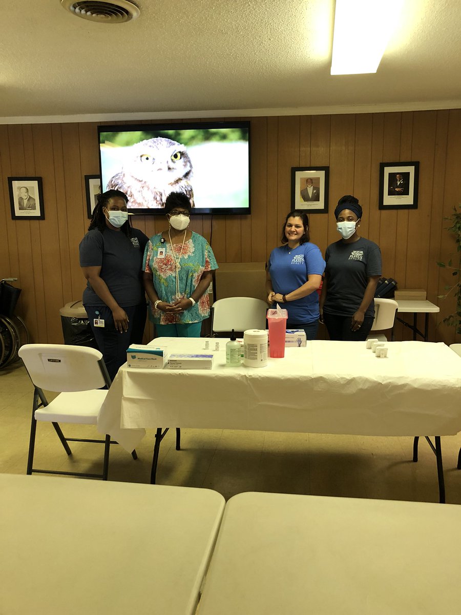 Great day at First Washington Baptist Church with Plexus Health and <a href="/Lanc_SC_HW/">Lancaster County Health and Wellness Commission</a>! #COVID19 #VaccinesWork #WeCanDoThis #MadeToSave