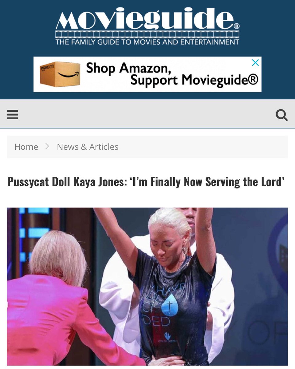 KayaJones's tweet photo. Movie Guide just picked up my testimony article!! Yes Jesus! God is bigger than every media outlet and He’s breaking down the walls! Praise you Father! 🙌🏽🔥🙏🏽✝️🦁🛡❤️ https://t.co/8osL4wNaTR https://t.co/zb6X4nD3HS