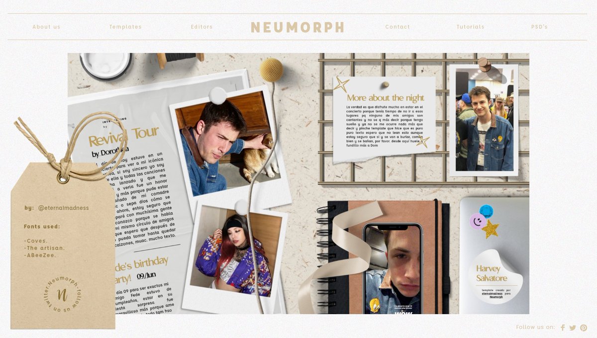 𝖳𝖾𝗆𝗉𝗅𝖺𝗍𝖾 𝖽𝖾 𝗜𝗻𝘁𝗲𝗿𝗽𝗿𝗲𝘁𝗮𝗰𝗶𝗼́𝗻.

El template es totalmente editable desde los colores hasta el texto. 𝗠𝗚 si lo descargas; no borrar los créditos, si lo hacen dar créditos al editor, por favor.

𝗗𝗲: @eternaImadness

𝗟𝗶𝗻𝗸: drive.google.com/folderview?id=…