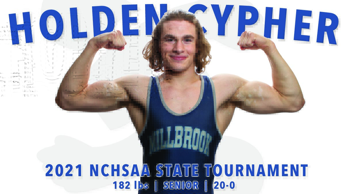 Millbrook Wrestling (@millbrookwr) on Twitter photo <a href="/holden_cypher/">Holden Cypher</a> semi final win by pin :19. He will wrestle for a 2nd 182Lb. Championship later today. <a href="/holden_cypher/">Holden Cypher</a> semi final win by pin :19. He will wrestle for a 2nd 182Lb. Championship later today.