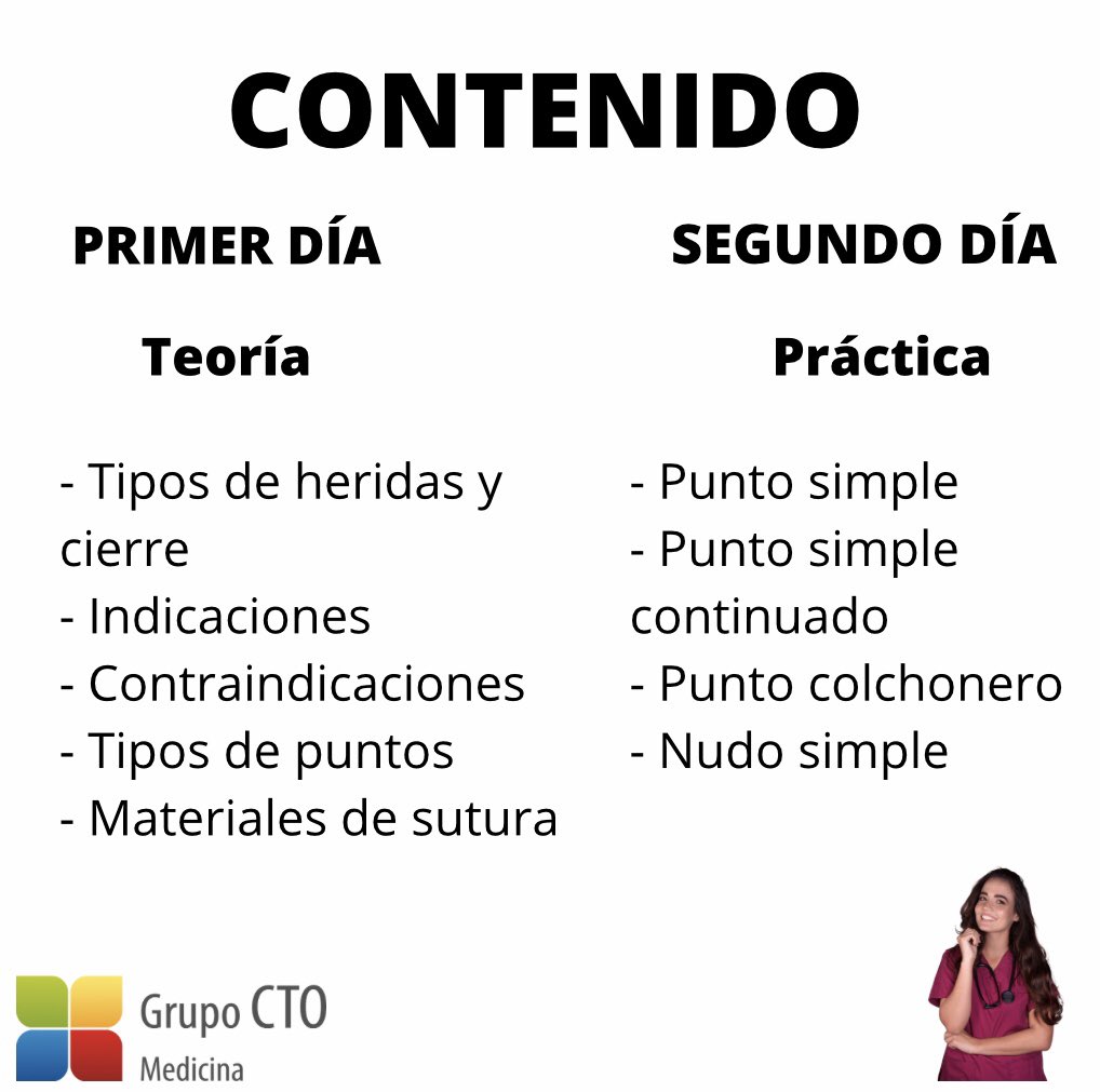 elyspedraza_md's tweet photo. Ahora sí 😁 Lanzando oficialmente el curso de suturas de <Science &amp; Med by me> 💃🏻

Si no pudiste hacer la preinscripción no pasa nada, incorpórate ahora 🙌🏻 https://t.co/CVRifWOOsf