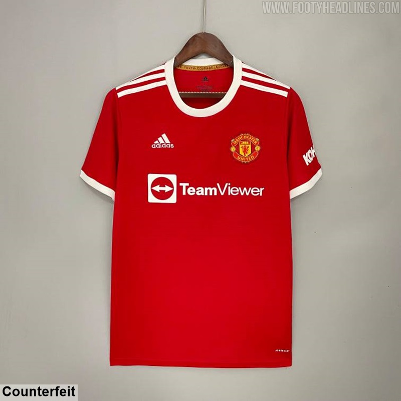 Footy Headlines On Twitter Counterfeit Manchester United 21 22 Home Kit Leaked Https T Co Nxc43u4op5