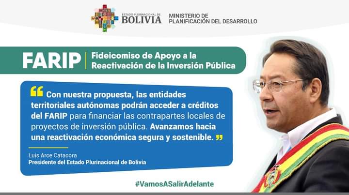 minplanifica's tweet photo. #VamosASalirAdelante #SabemosADondeVamos
Con el objetivo de financiar proyectos de inversión pública de las entidades territoriales autónomas del país, el Gobierno presentó este jueves a la Asamblea Legislativa Plurinacional un anteproyecto de ley para su aprobación. https://t.co/KdqTHKvR5F