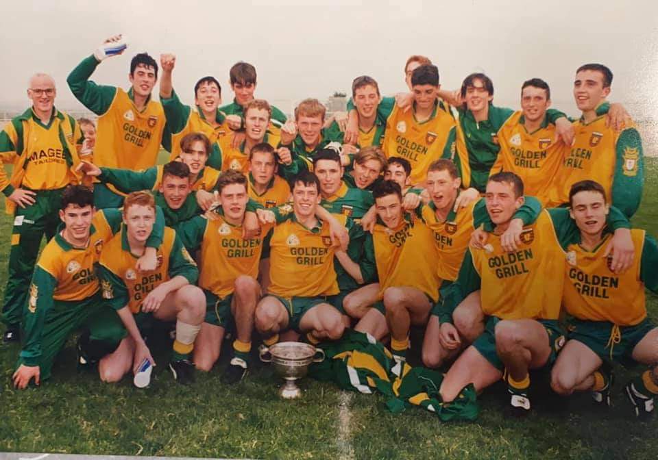 Donegal minors Ulster champions 1996 and were narrowly defeated in the All Ireland semi final that year a very talented side.