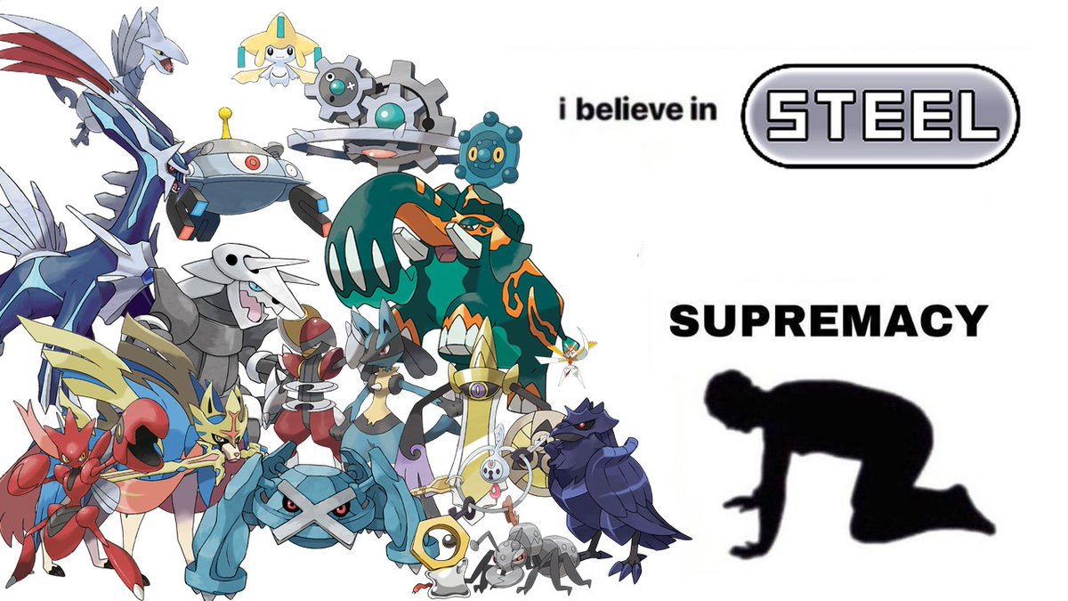 Por si no ha quedado claro en esta cuenta se rinde pleitesía a los Pokémon de tipo Acero ⚙️