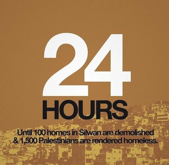 Shatha01818318's tweet photo. 1500 Palestinian will be made homeless in less than 24hrs!💔
#IsraeliTerrorism
#Ramallah
#NizarBanat
#FreePalestine
#SaveSheikhJarrah
#27027KM 
#Jerusalem
#Palestine
#SaveSilwan
#SaveBeita
#رام_الله
#انقذوا_بيتا
#جرائم_اسرائيلية
#انقذوا_حي_الشيخ_جراح
#انقذوا_سلوان
#فلسطين
#القدس https://t.co/UtyAF8vghs