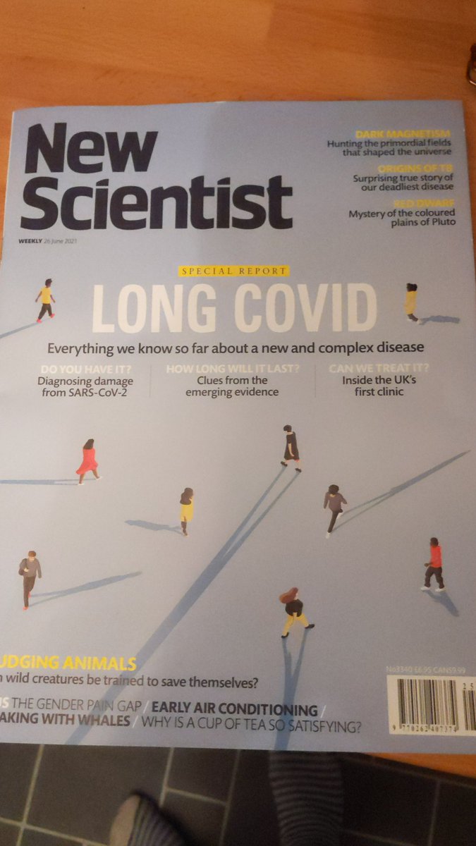 Nice article summarising long Covid findings are to-date in <a href="/newscientist/">New Scientist</a> this week. 

Encouraged personally that my long Covid fatigue &amp; mind-fog is lifting, allowing me to read it!

Before it felt neverending. Now recovery is happening. I just need to remain careful &amp; patient!