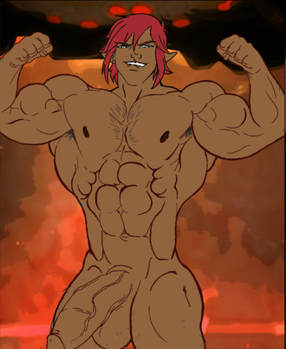 Somdude4241's tweet photo. Tinkering with my Link Sequence and I got to thinking....
Gerudo Link anyone? 

#musclegrowth #muscle #Zelda #Link #gayart #barayaoi  #baraart #yaoinsfw #nsfw #growthsequence #somdude424 #BreathoftheWild #BreathoftheWild2 https://t.co/kvlsadY2LY