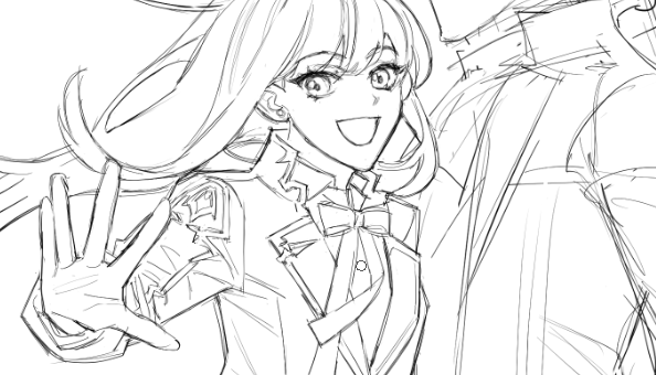 วาดงานก็จะสับโหมดเป็นคนน่าร๊ากๆ 