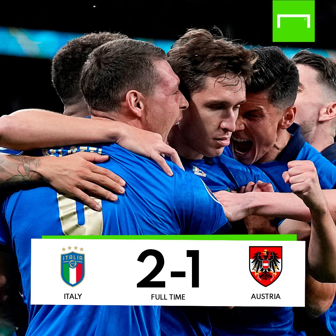 GOAL_ID's tweet photo. Austria telah melawan sekuat tenaga selama 120 menit 👏

Tetapi Italia memiliki keteguhan mental yang sangat kuat 👊

🔗 https://t.co/vtyHuOkz3B https://t.co/9lkHYUXAVV