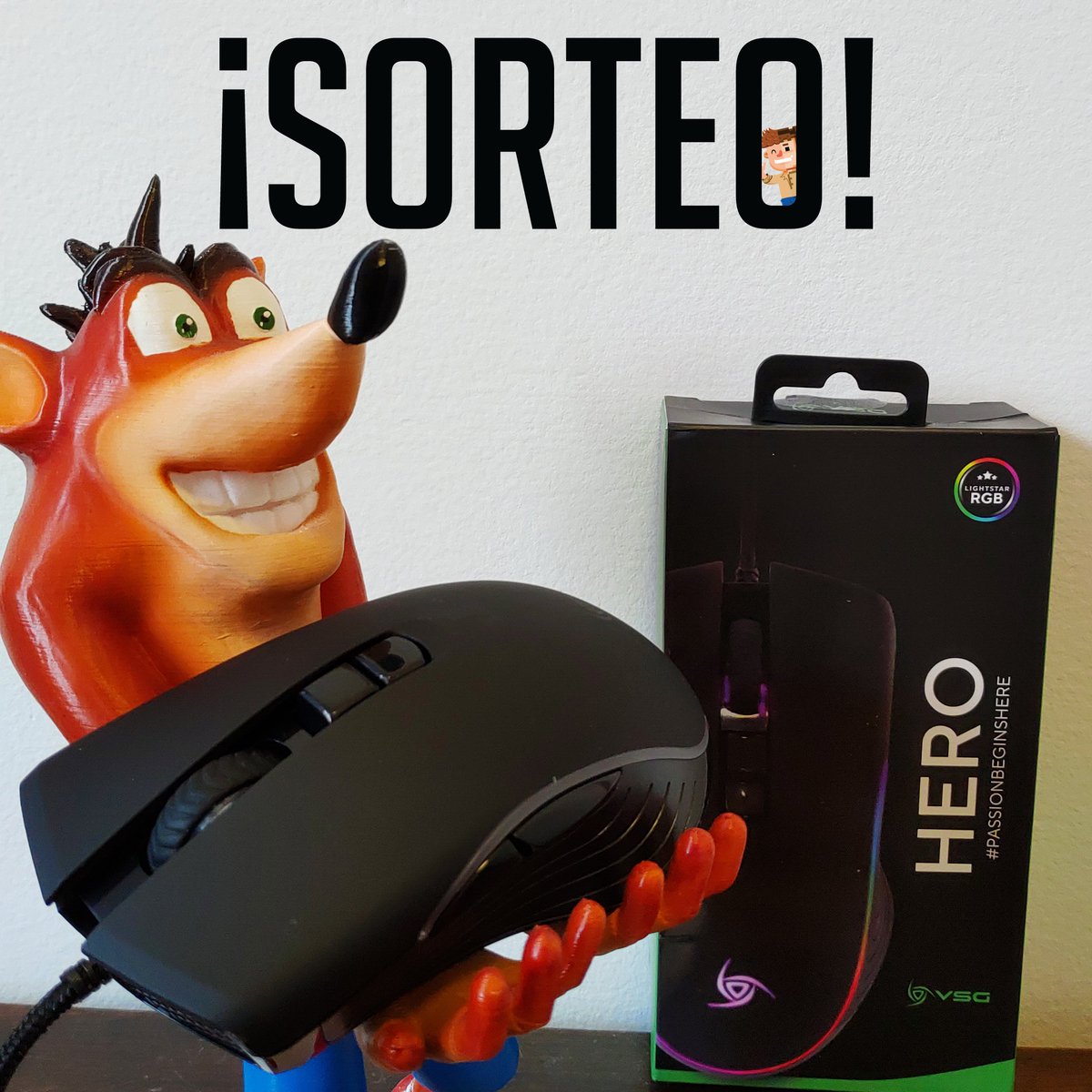 EsUnVideojuego's tweet photo. ✨¡SORTEAMOS EL NUEVO MOUSE HERO DE VSG!✨

- Sigue a @vsglatam y a @esunvideojuego.
- Dale RT y un like a este tweet.
- Responde a este tweet con un gif de tu videojuego favorito. 

Finaliza el 28 de junio. Válido únicamente para 🇨🇴 https://t.co/VKiB1ZF5KQ